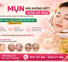 MỤN MÃI KHÔNG HẾT? ĐỪNG BỎ QUA! – GIẢI PHÁP CHĂM SÓC DA MỤN TẠI QUẬN 10