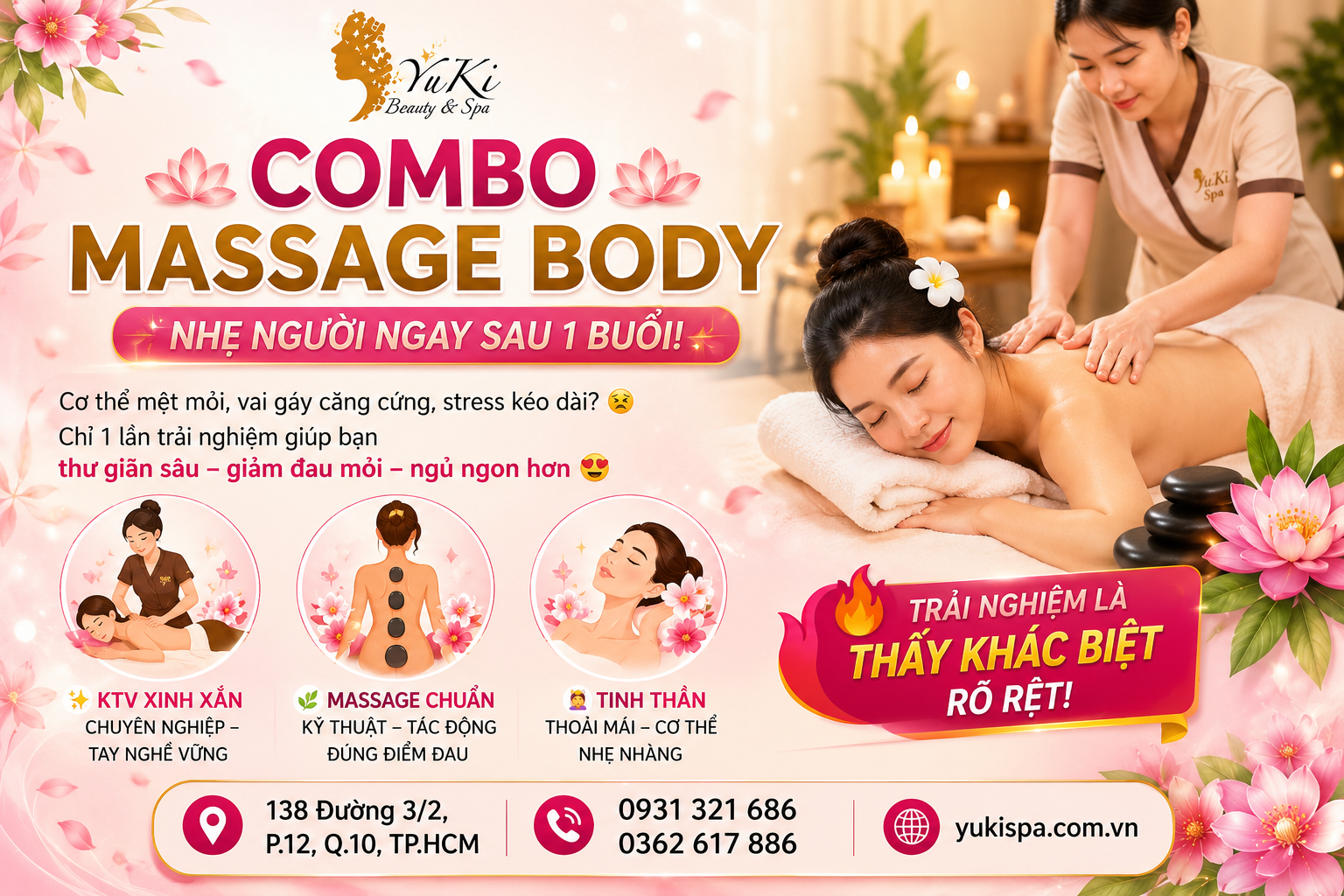 Massage thư giãn Quận 10